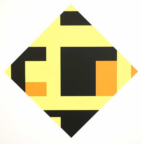 Eine Serigrafie von Piet van Zon